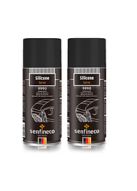 Bình Xịt Silicone Senfineco 9990 Silicone Spray 450ML Làm Kín Joan Cao Su Cửa, Đèn