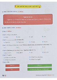 Combo Sách - Đề kiểm tra Tiếng Việt 1 học kì I + II ( Cánh Diều )
