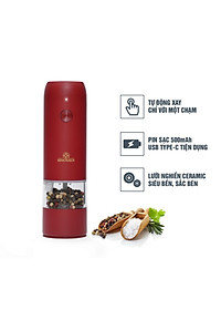 Máy Xay Tiêu Tự Động Bằng Điện Benchusch Màu Trắng/ Đen/ Xanh/ Đỏ