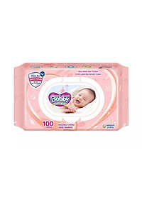 Combo Tiết Kiệm - 4 Gói Khăn Ướt Bobby Care Hương Dịu Nhẹ 100 Tờ/Gói