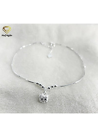 Lắc chân bạc Ý 925 Huệ Ngân -Mèo xinh RYBJ50062