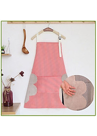 Tạp Dề Chống Thấm Nước, Dầu Mỡ Phong Cách Hàn Quốc Dễ Thương Kèm Khăn Lau Tay Chống Thấm Nước