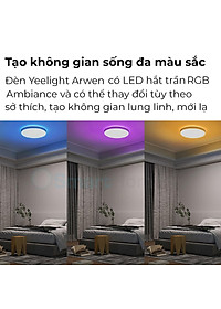 Đèn ốp trần Yeelight Arwen C-Series 450C/550C LED RGB hắt trần thông minh điều khiển bằng App - Hàng Chính Hãng