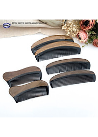 Lược Gỗ Thơm Ghép Răng Sừng Đen Cao Cấp HAHANCO (Đủ Mẫu) Kiểu Dáng Châu Âu- COH271