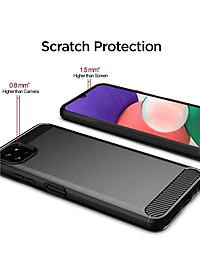 Ốp lưng chống sốc vân kim loại cho Samsung Galaxy A22 5G hiệu Likgus (chuẩn quân đội, chống va đập) - hàng nhập khẩu