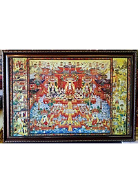 Tranh phật  tây phương cực lạc thế giới