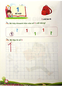 Sách Bé Tự Tin Bước Vào Lớp 1 - Cùng Bé Học Toán - Tập 1 (Dành Cho Bé Từ 5 - 6 Tuổi)