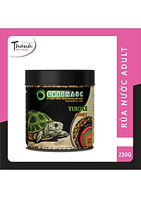 Thức ăn bò sát Rùa Nước nhãn GREENABC – Cung cấp protein, canxi, lipid giúp tăng kích thước, mai cứng - Hộp 50g và 230g
