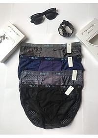Bộ 4 quần lót nam tam giác thông hơi 