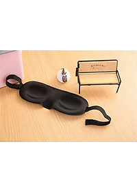 Bộ Bịt Mắt Ngủ 3D Tặng Kèm Bịt Tai Chống Ồn Màu Ngẫu Nhiên