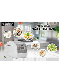 Nồi Cơm Điện Tử Toshiba RC-10NMFVN (WT) (1 Lít) - Hàng Chính Hãng