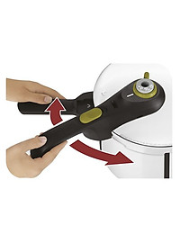 Nồi áp suất cơ inox Tefal Secure 5 Neo 6L - P2530737, dùng cho mọi loại bếp - Hàng chính hãng