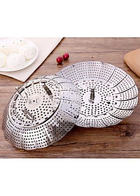 Vỉ hấp inox, Vỉ hấp xòe, Vỉ hấp gấp gọn đa năng lớn