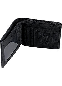 Ví Nam Da Bò Mini Huy Hoàng HT2126 (12.5 x 10 cm) - Đen