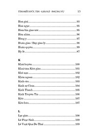 TỪ NGỮ GIẢN LƯỢC – Tìm Hiểu Đức Tin – Giáo Lý – Phụng Vụ