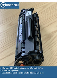 Hộp mực máy in Canon LBP 2900 ( Mới 100%- siêu nét đậm) , Cartridge 12a
