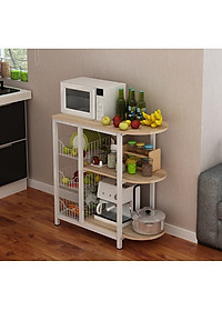 Kệ để đồ nhà bếp 176 loại khung thép sơn tĩnh điện chống gỉ và bong tróc,chịu lực cao mặt gỗ lõi xanh phủ melamine chống nước