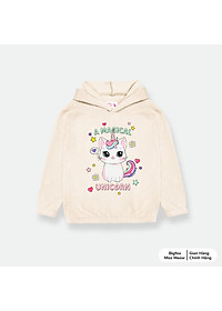 Áo nỉ bé gái Bigfox Miss Meow size đại, áo nỉ bông cho bé gái thu đông ấm áp hình in xinh xắn size trẻ em 3,4…10,11 tuổi