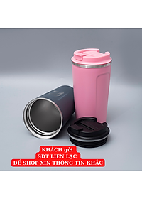 Cốc giữ nhiệt 510ml KHẮC TÊN ly coffee inox 304, bình giữ nhiệt 12h tặng Sticker trang trí