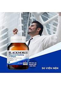 Combo 2 Lọ Vitamin Tổng Hợp Hỗ Trợ Sức Khỏe Nam Giới Blackmores Multivitamin For Men 50 Viên/Lọ
