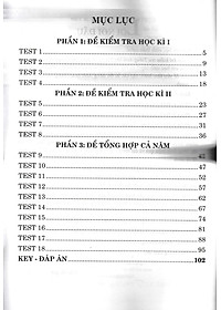 Đề Kiểm Tra Tiếng Anh Lớp 2 (Dùng Chung Cho Các Bộ SGK Hiện Hành)