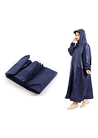 Áo Mưa kín người Không Xẻ Tà Vải Dù Hàng Cao Cấp Chống Thấm Cực Tốt, Áo Mưa Đi Xe Máy