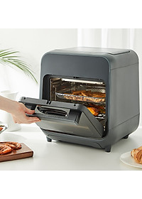 Lò nướng chân không kết hợp chức năng hấp Lock&Lock EJF693GRY Steam Air Fryer Oven (12.5 Lít) - Hàng chính hãng