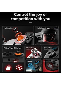 Gamepad Tay Game không dây D8 Bluetooth hoặc gắn trực tiếp điện thoại ,  siêu nhạy , không trễ cho điện thoại máy tính hàng nhập khẩu