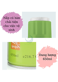 Bình xịt vệ sinh màn hình, bàn phím laptop/ máy tính 650ML, vệ sinh đa năng trên loại bề mặt- Hàng nhập khẩu+ Tặng kèm khăn lau cao cấp- CHỌN MẪU