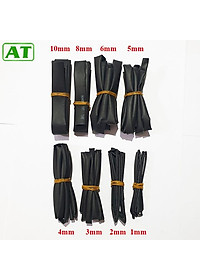 Gen Co Nhiệt Dài 1M Màu Đen Phi 1mm 2mm 3mm 4mm 5mm 6mm 8mm 10mm