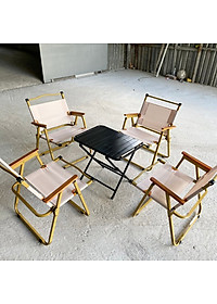 Bàn Chữ Nhật Xếp Gấp Gọn Để Du Lịch Dã Ngoại Cắm Trại Camping Ngoài Trời, Cafe Trà Chanh