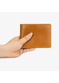 Ví nam, bóp nam da bò Pullup cao cấp Bụi Leather V107 - Bảo hành 12 tháng
