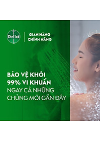 Sữa tắm Dettol mát lạnh tức thì - chai 950g