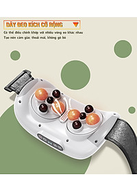 Máy Massage Bụng Cao Cấp Nikio NK-166DC - Công Nghệ Xoa Bóp Kết Hợp Hồng Ngoại Hiện Đại, Hỗ Trợ Cải Thiện Vòng 2 Cực Nhanh, Pin Sạc Tiện Lợi