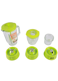 Máy xay sinh tố Comet CM9986 – 2 cối thủy tinh chống trầy, dung tích 1.25L, công suất 350W – Xay sinh tố, thịt, gia vị – Hàng chính hãng, bảo hành 12 tháng