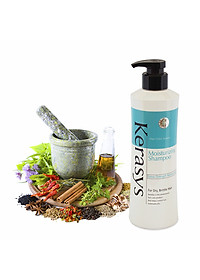 Bộ dầu gội/xả Kerasys Moisture cân bằng độ ẩm cho tóc xơ rồi Hàn Quốc (2x600ml) tặng kèm móc khoá