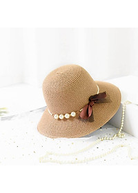 Nón tai bèo mũ rộng vành du lịch biển dành cho nữ chất liệu cói thoáng mát, che nắng cực tốt phù hợp cho dịch đi du lịch