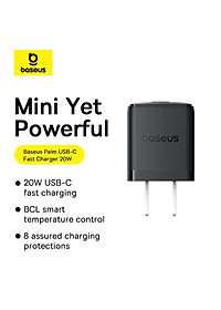 Bộ Cốc sạc và Cáp sạc nhanh Baseus Super Si PD 20W CCCJGCC for iPhone 12 (Hàng chính hãng)