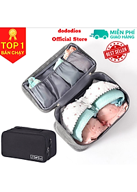 Túi Đựng Đồ Du Lịch Cho Áo Ngực Túi Đựng Đồ Lót Túi Đựng Đồ Lót Du Lịch Chống Nước Nhiều Ngăn Dung Tích Lớn Túi Đựng Đồ Hình Khối Túi Đựng Đồ Du Lịch Phụ Kiện Du Lịch Cho Nam Nữ dododios