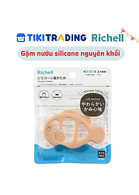 Gặm nướu sinh vật biển Richell Nhật silicone nguyên khối gặm nướu đồ chơi cho bé Baby