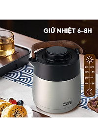 Bình pha trà giữ nhiệt inox có lõi lọc trà Lebenlang LBL3031 và LBL3035, 1L và 1L5 - hàng chính hãng