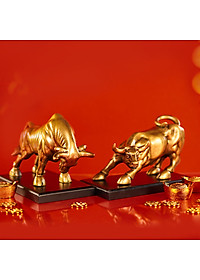Cặp Bò Vàng Phố Wall Lộc Phát - Thịnh Vượng - Happy Live