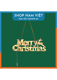 Đèn LED Chữ Merry Christmas Treo Cây Thông, Trang Trí Giáng Sinh, Noel - Chính Hãng NAVIVU