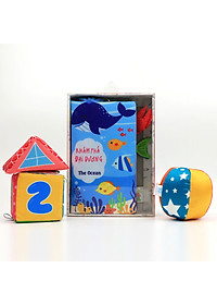 Sách Vải Tương Tác Cho Bé Đoán Đuôi Con Vật - Khám Phá Đại Dương