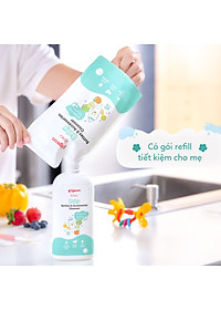 Nước Rửa Bình Sữa Và Phụ Kiện Pigeon Gốc Thực Vật 500ml/450ml