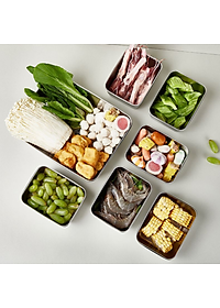 Hộp đựng thực phẩm tủ lạnh size 13.5x11x5cm kèm nắp nhựa chất liệu inox 304 dùng được cho lò vi sóng, chính hãng D Danido