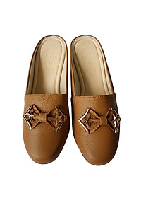 Dép Sục Nữ Da Bò Thật BIGGBEN Cao 5 phân SBN43