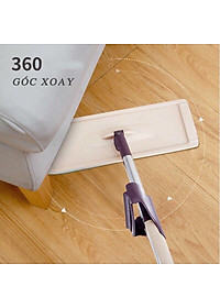 Cây Chổi Lau Nhà Tự Vắt Thông Minh Xoay 360 Độ - Vệ Sinh Cửa Kính Trần Nhà Tiện Lợi - Tặng Kèm 2 Bông Lau- Hàng Loại 1 - Chính Hãng MINIIN