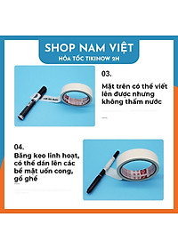 Băng Keo Giấy Chặn Sơn, Chặn Màu Không Để Lại Vết Keo (Bộ 3 Cuộn)