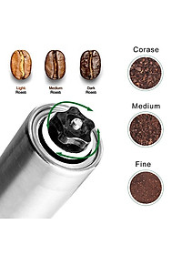 Máy Xay Cà Phê Bằng Tay -Cối Xay Cà Phê Cầm Tay Thép Không Gỉ Cao Cấp Đa Năng- Coffee Grinder